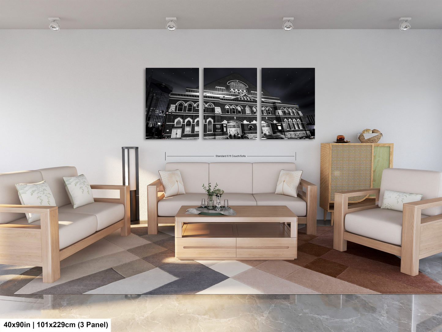 a living room with two couches and a coffee table