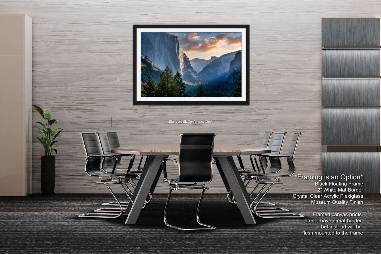 a dining room with a table and chairs