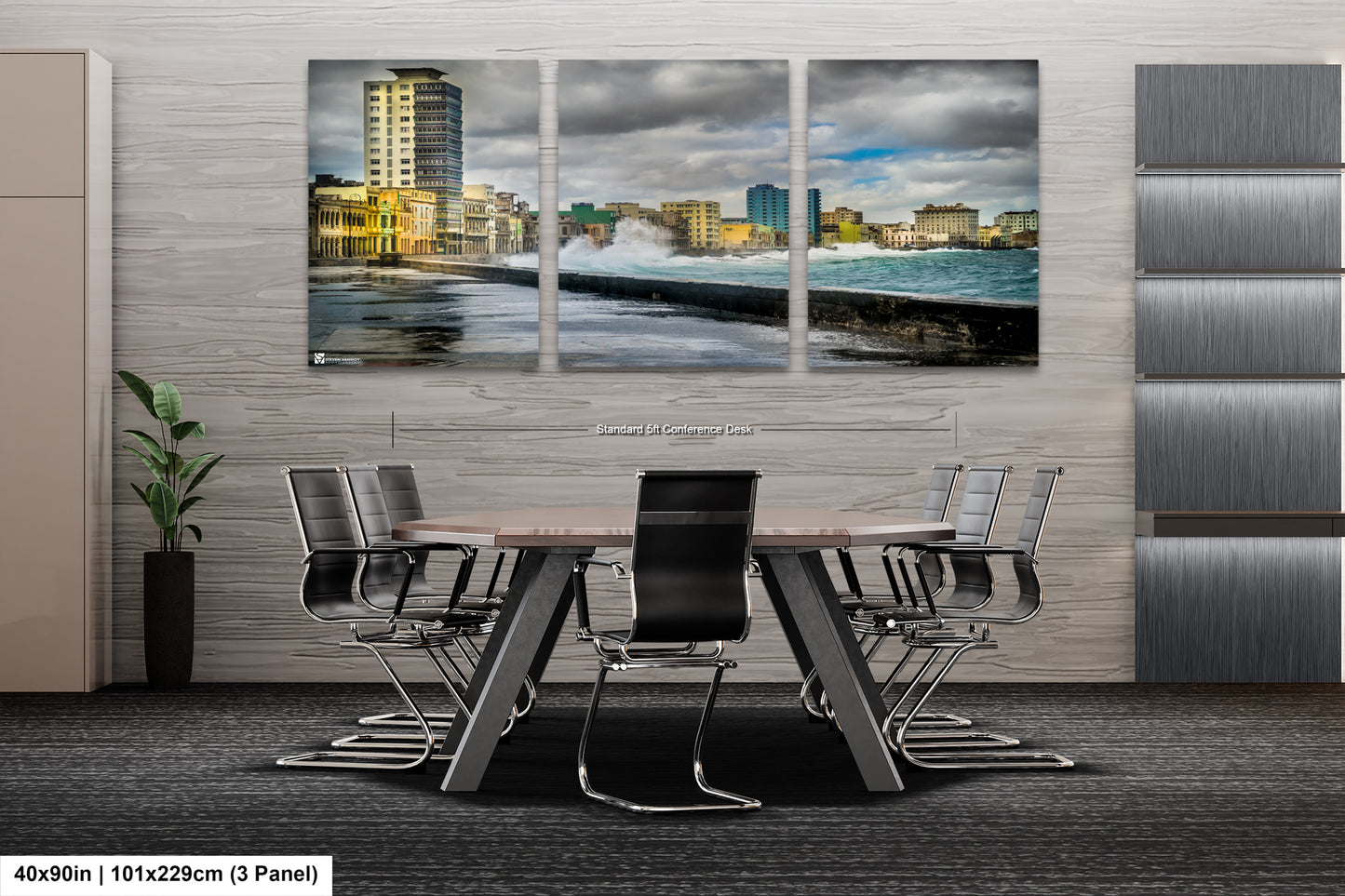 a dining room with a table and chairs