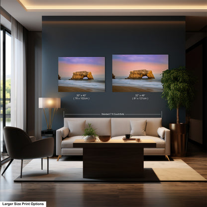 a living room filled with furniture and a large window