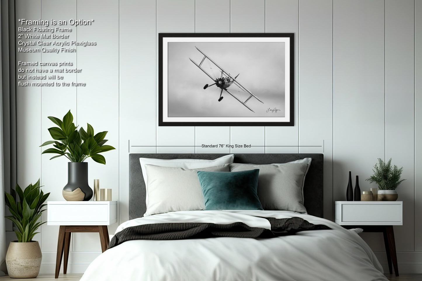 a black and white photo of a bedroom with a bed