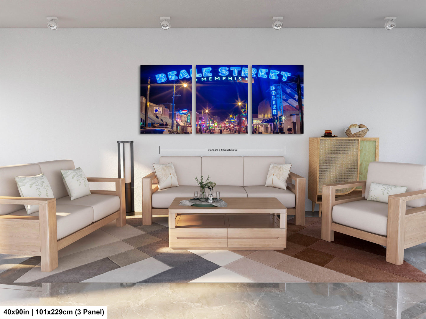 a living room with two couches and a coffee table
