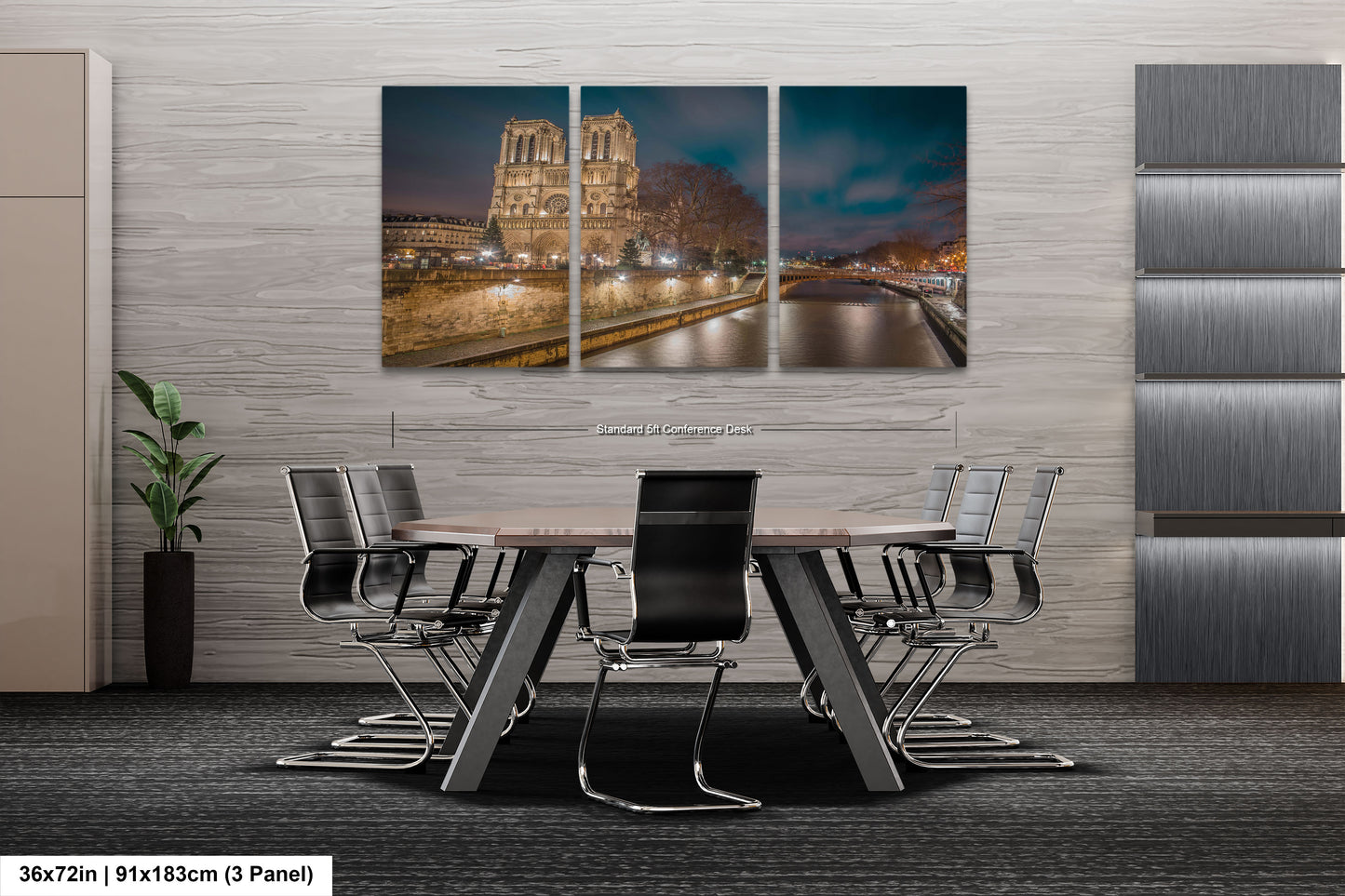 a dining room with a table and chairs
