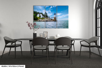 a dining room with a table and chairs