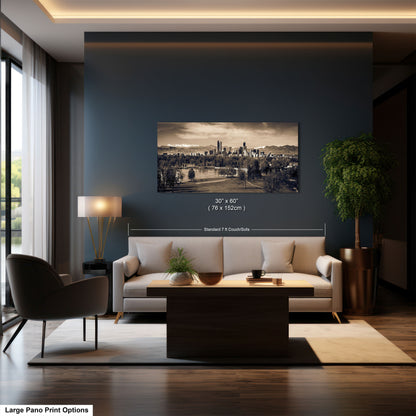 a living room filled with furniture and a large window