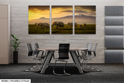 a dining room with a table and chairs