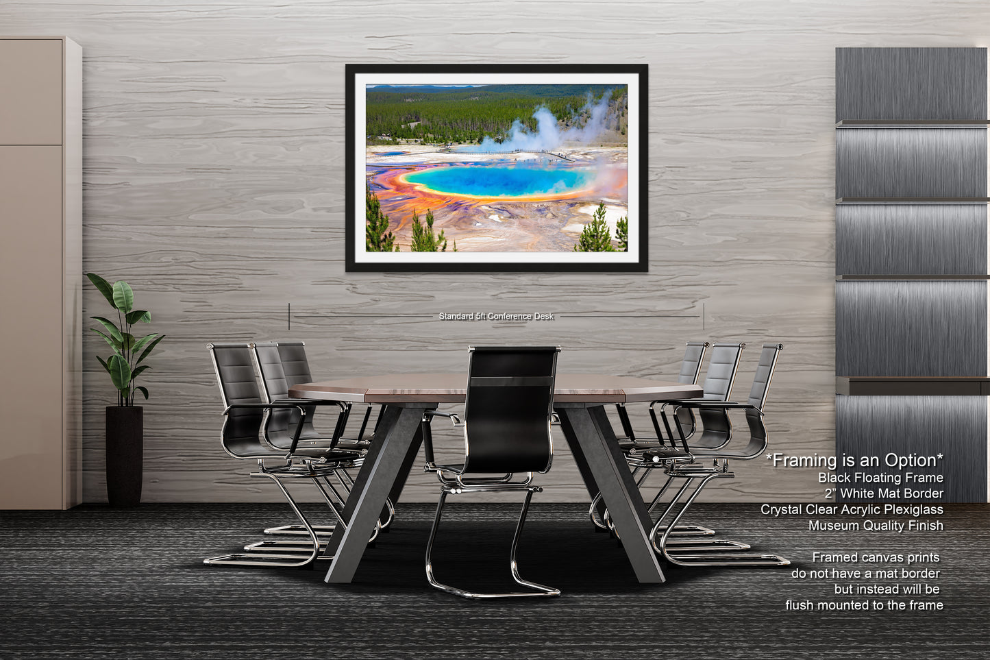 a dining room with a table and chairs