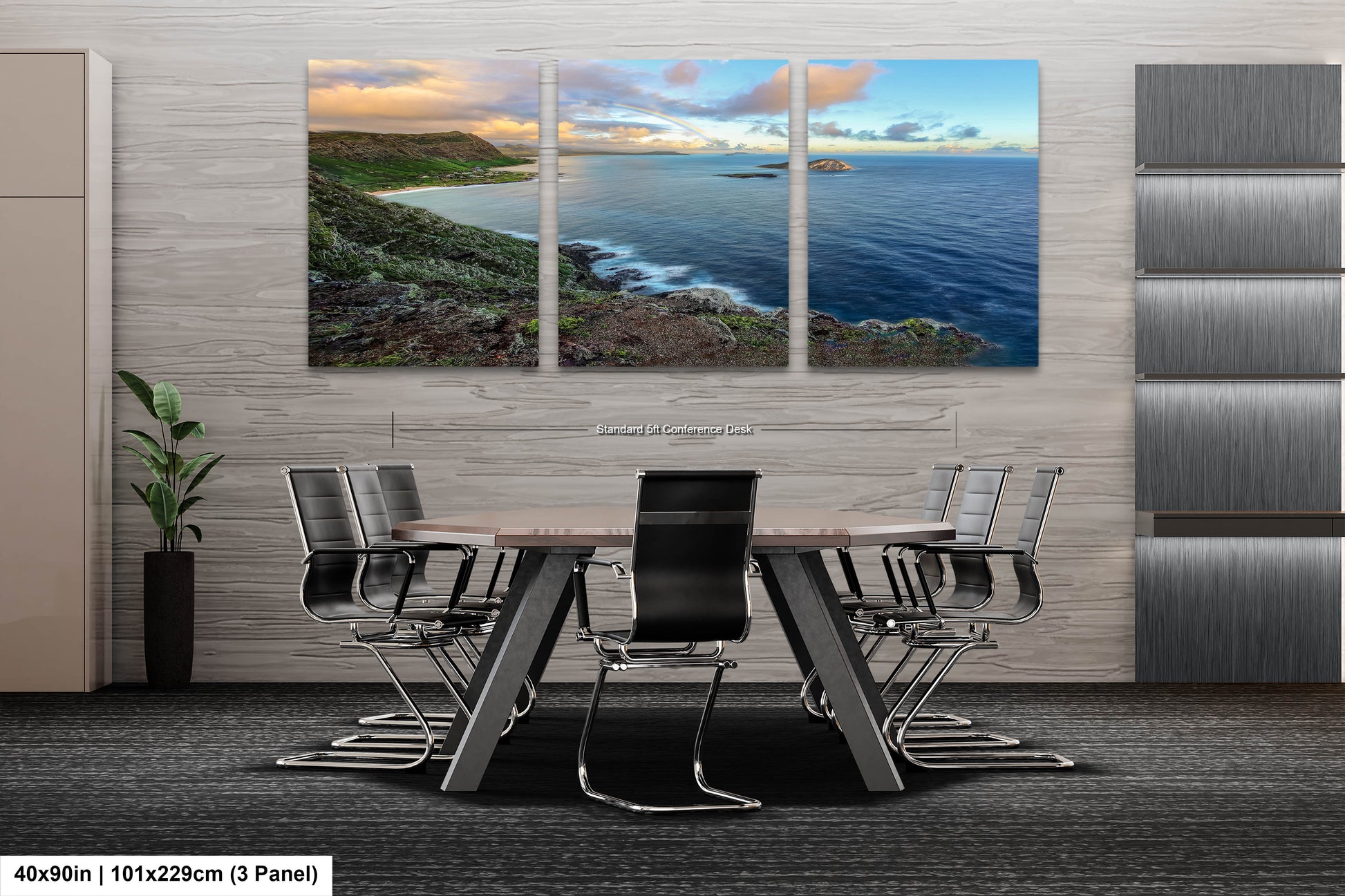 a dining room with a table and chairs