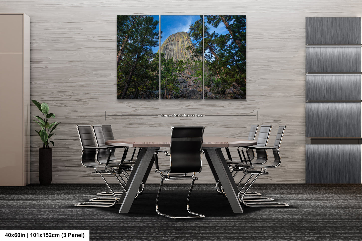 a dining room with a table and chairs