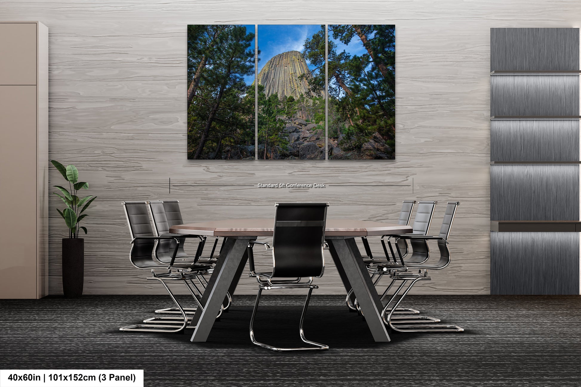 a dining room with a table and chairs