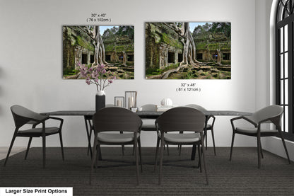 a dining room with a table and chairs