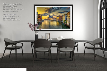 a picture of a dining room with a table and chairs
