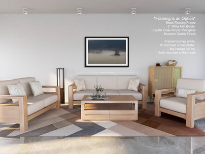 a living room with two couches and a coffee table
