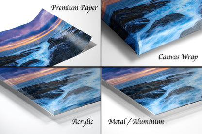 a series of four images showing different stages of painting