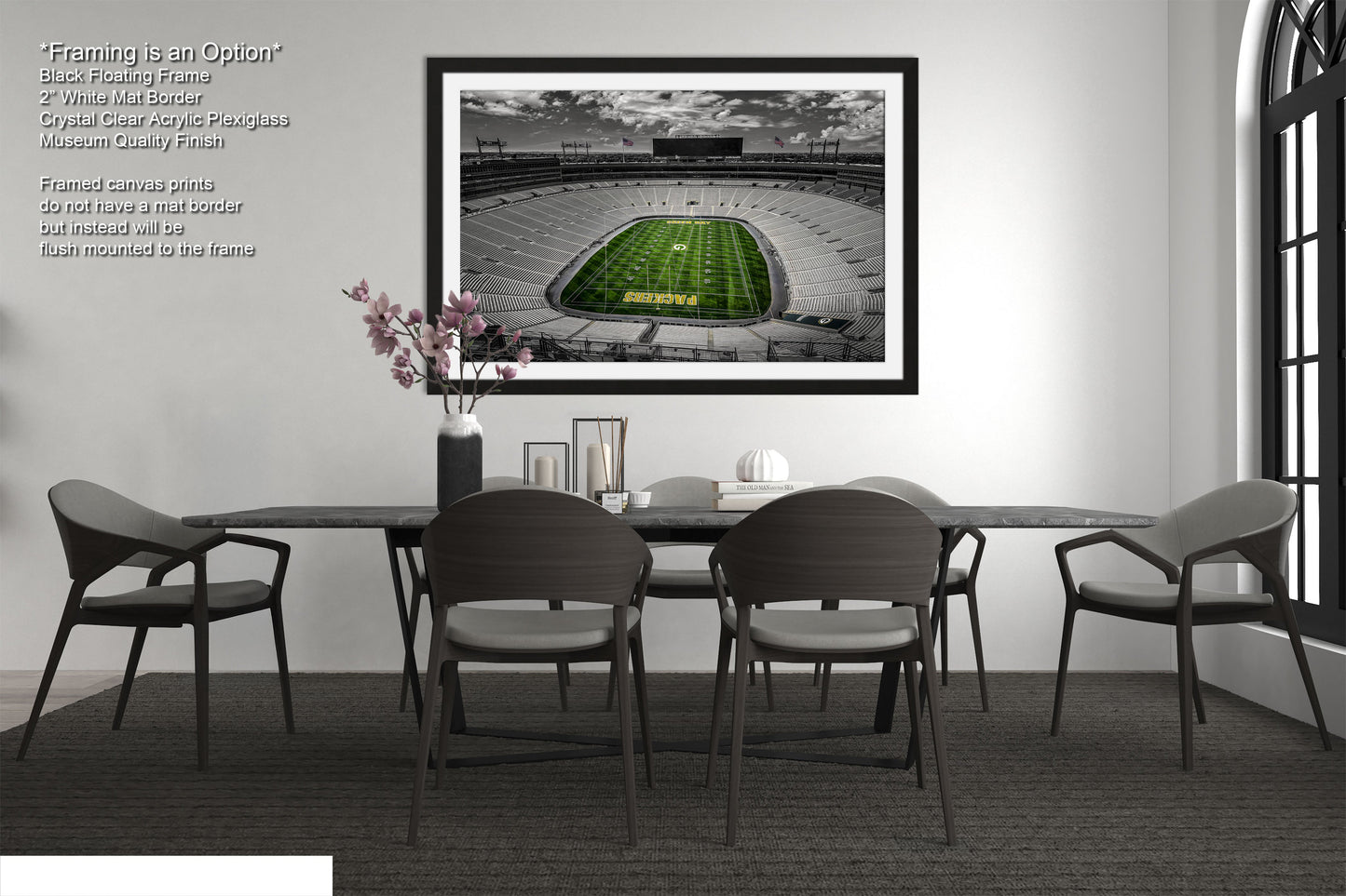 a picture of a football stadium with a green field