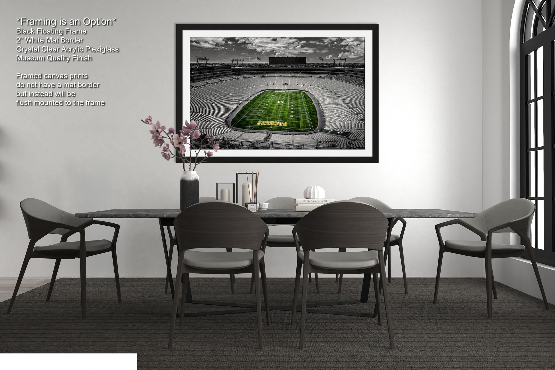 a picture of a football stadium with a green field