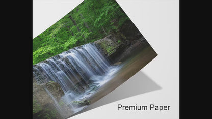 Nerstrand Hidden Falls, Minnesota Wall Art, Nerstrand Big Woods State Park, (MN State Park Waterfalls) - Canvas/Paper/Acrylic/Metal Print